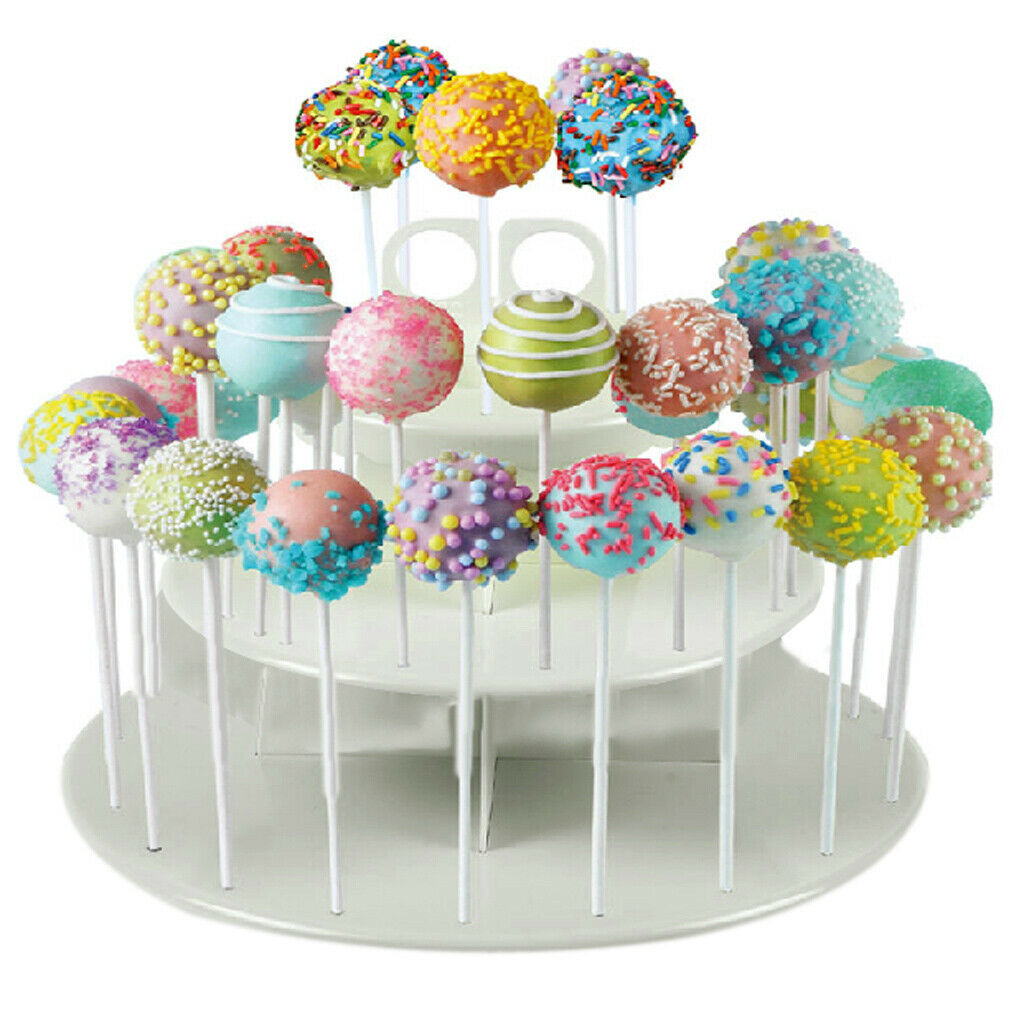 Cake   Lollipop Display Stand Holder with Turtable for Home