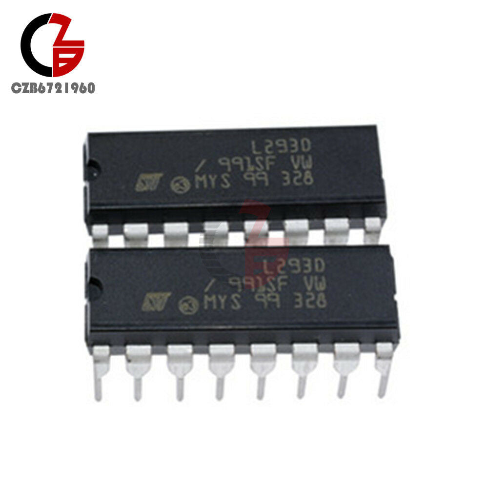 2PCS L293D L293 Driver IC Chip DIP 16 for Push-Pull Four-Channel Motor