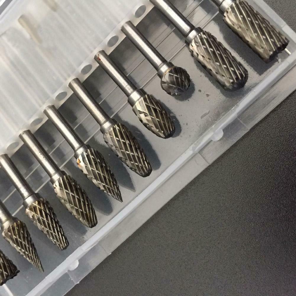 Nail Art 20 Holes Slots Drill Bit Holder Display Grinding Heads Storage Box @