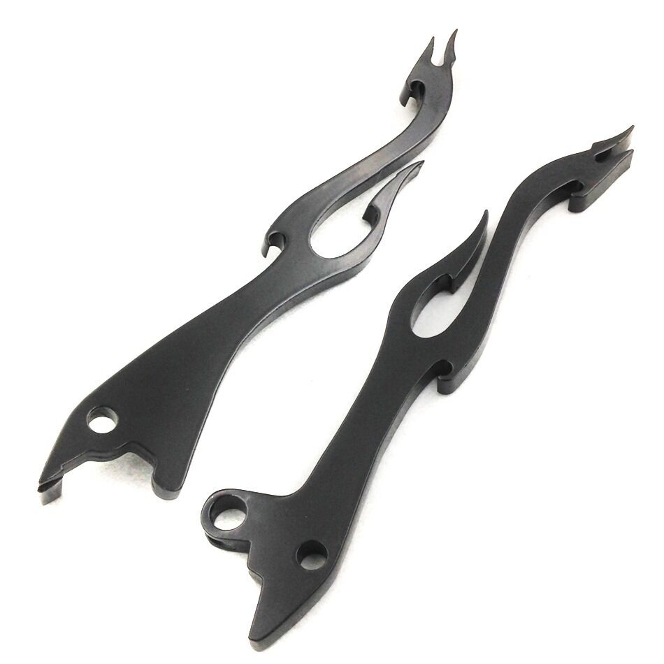 Black Brake Clutch Flame Hand Levers Fit for SUZUKI Boulevard S50 S83 C90