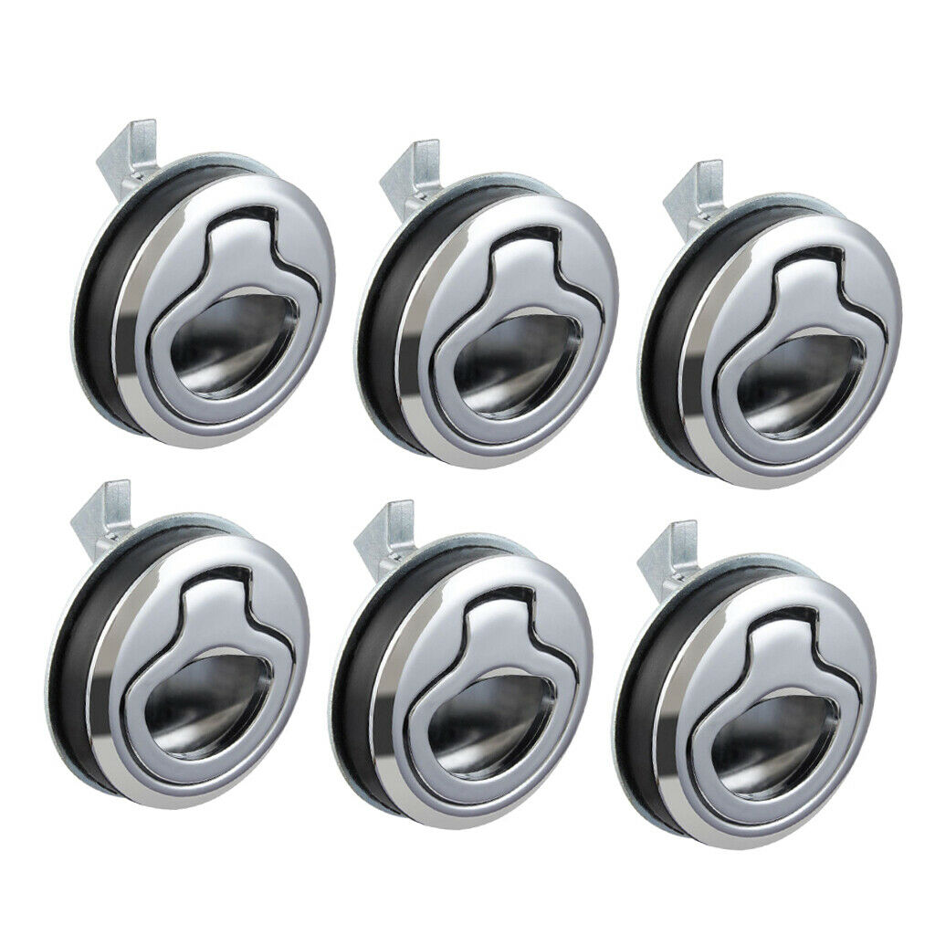 6 Pieces Cabinet Cupboard Door Security Campervan Wardrobe Lock Replacement