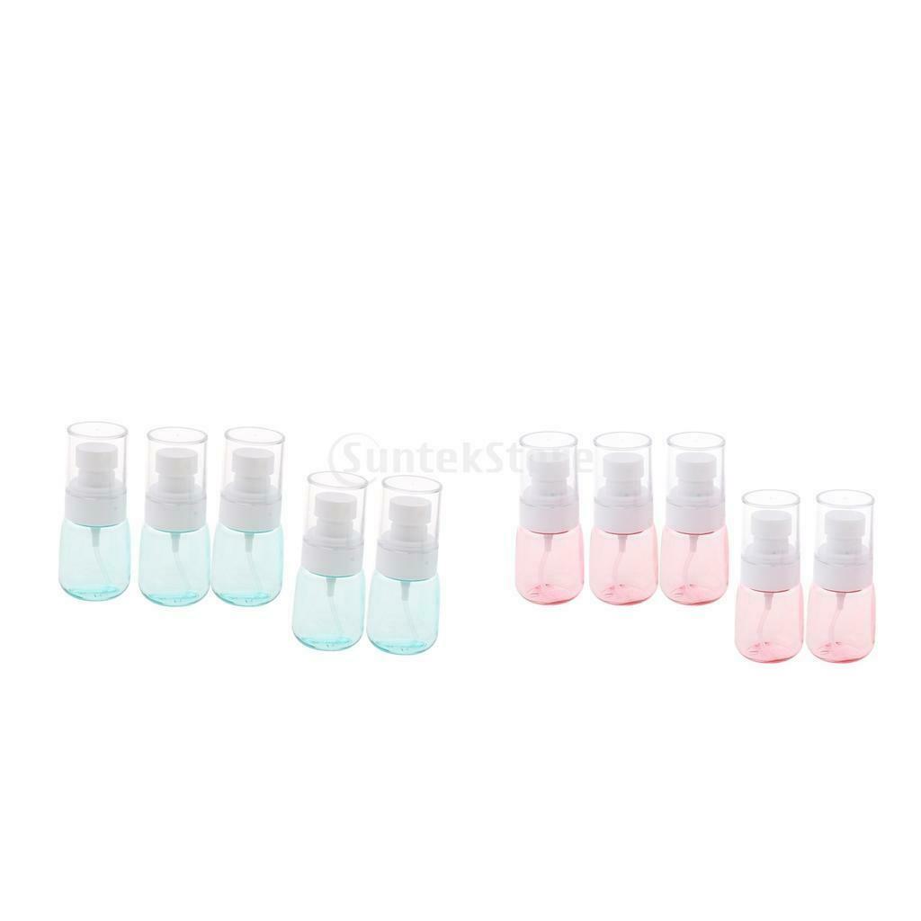 Plastic Spray Mist Bottles Pipette Container Cosmetic Perfume Liquid for Home