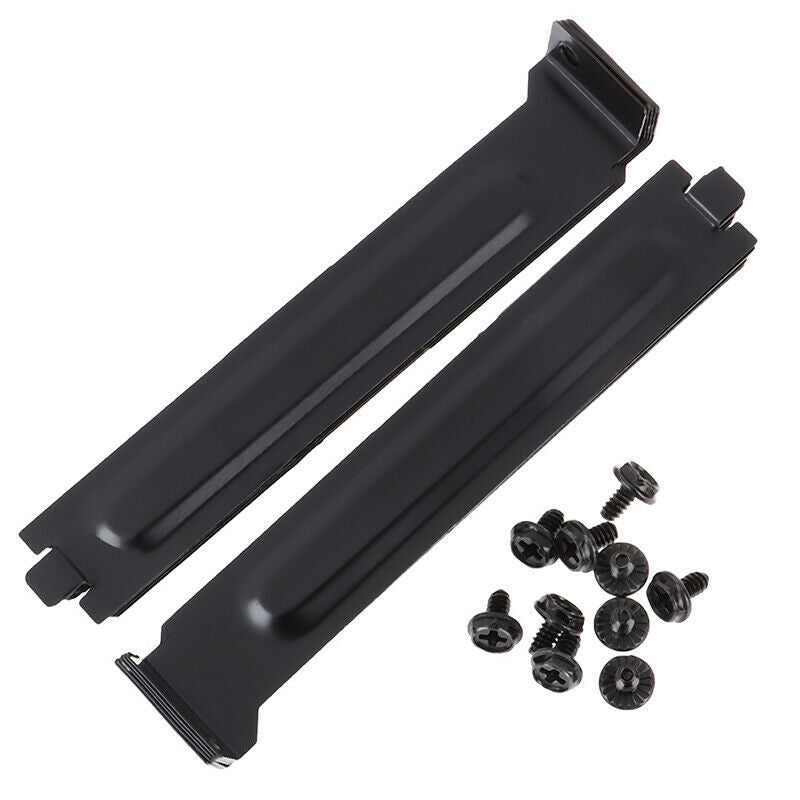 10 x Black PCI Chassis Slot Covers Bracket with Screws Blanking Pl~j fk sgL Rf