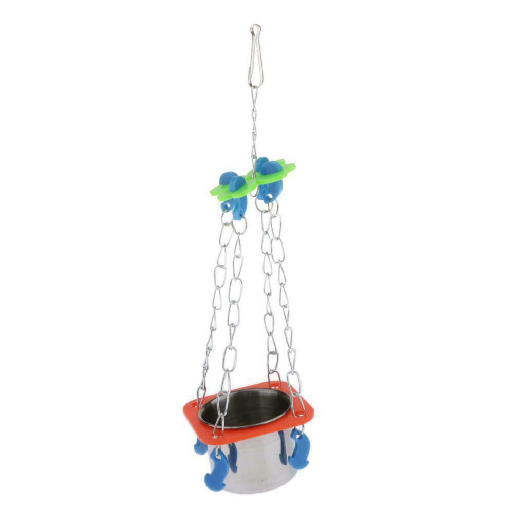 Bird Feeder Waterproof Hanging Dispenser For Gerbils Guinea Pigs 5,8x4,5x27cm