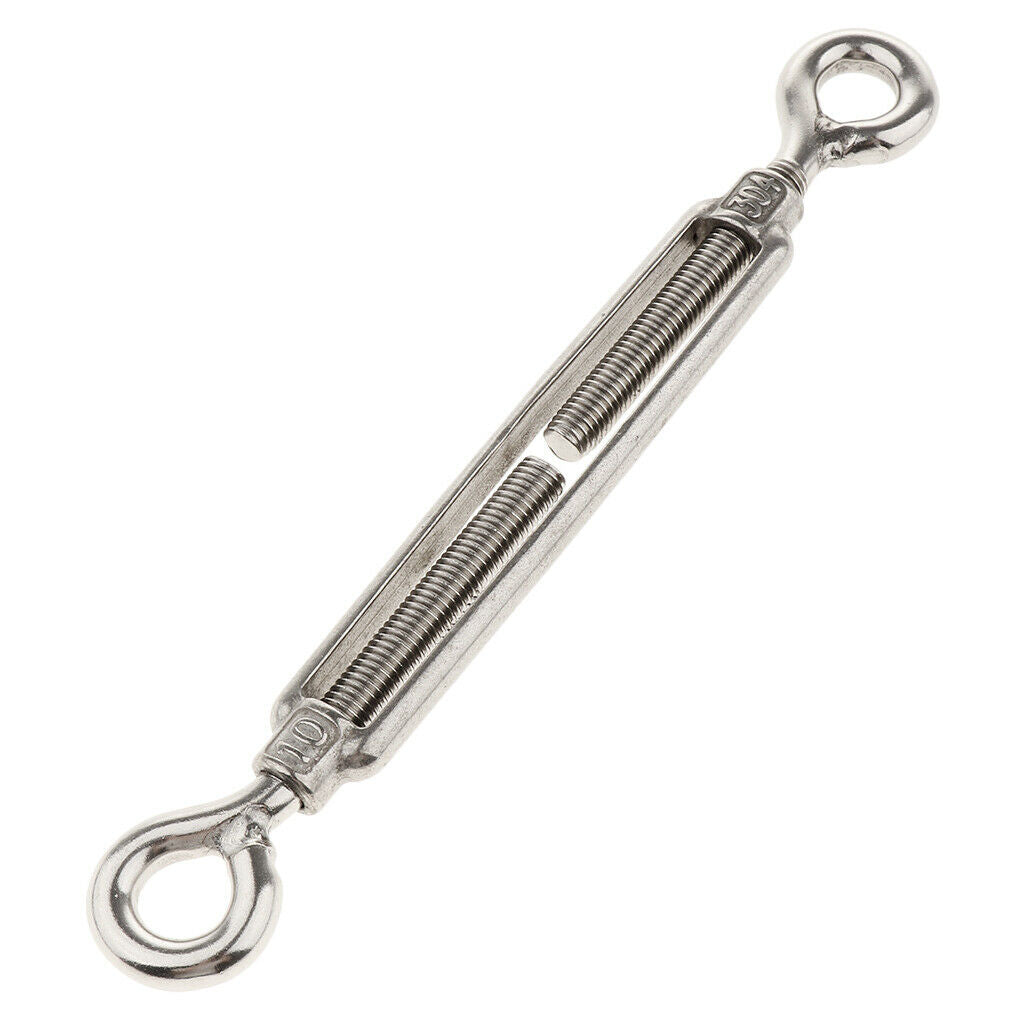304 Stainless Steel Turnbuckle Screw M10 Suitable for Tightening Rope, Length