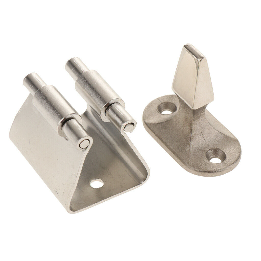 1x Heavy Duty Boat Door Latch -  Marine Gate Stop Catch & Holder - 304 Stainless