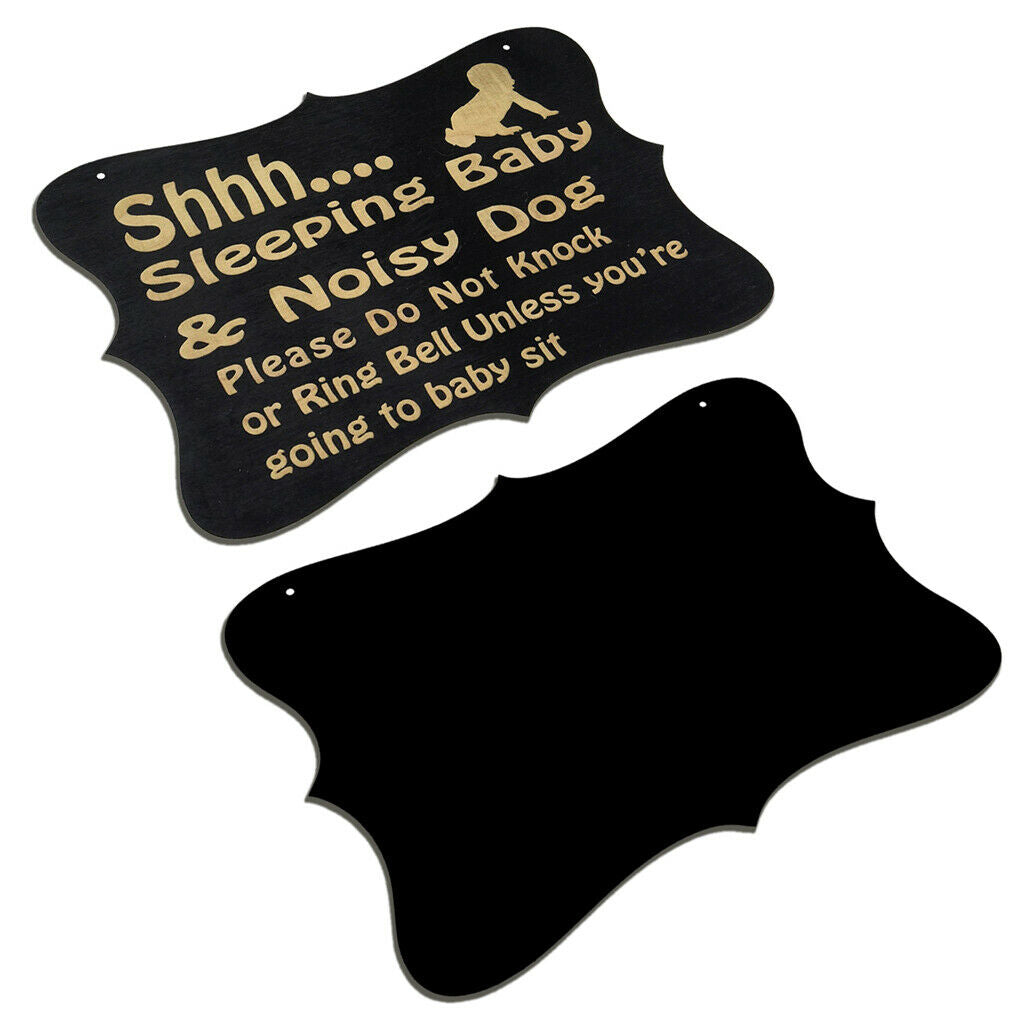 Sleeping Baby Door Sign Do Not Disturb Hanger Sign, Baby Room Door Hanging Sign,