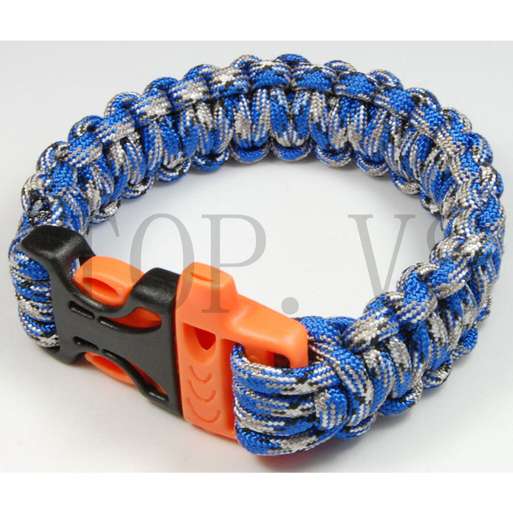550 Paracord Military Camping Hunting Survival Bracelet Parachute Cord Whistle#3