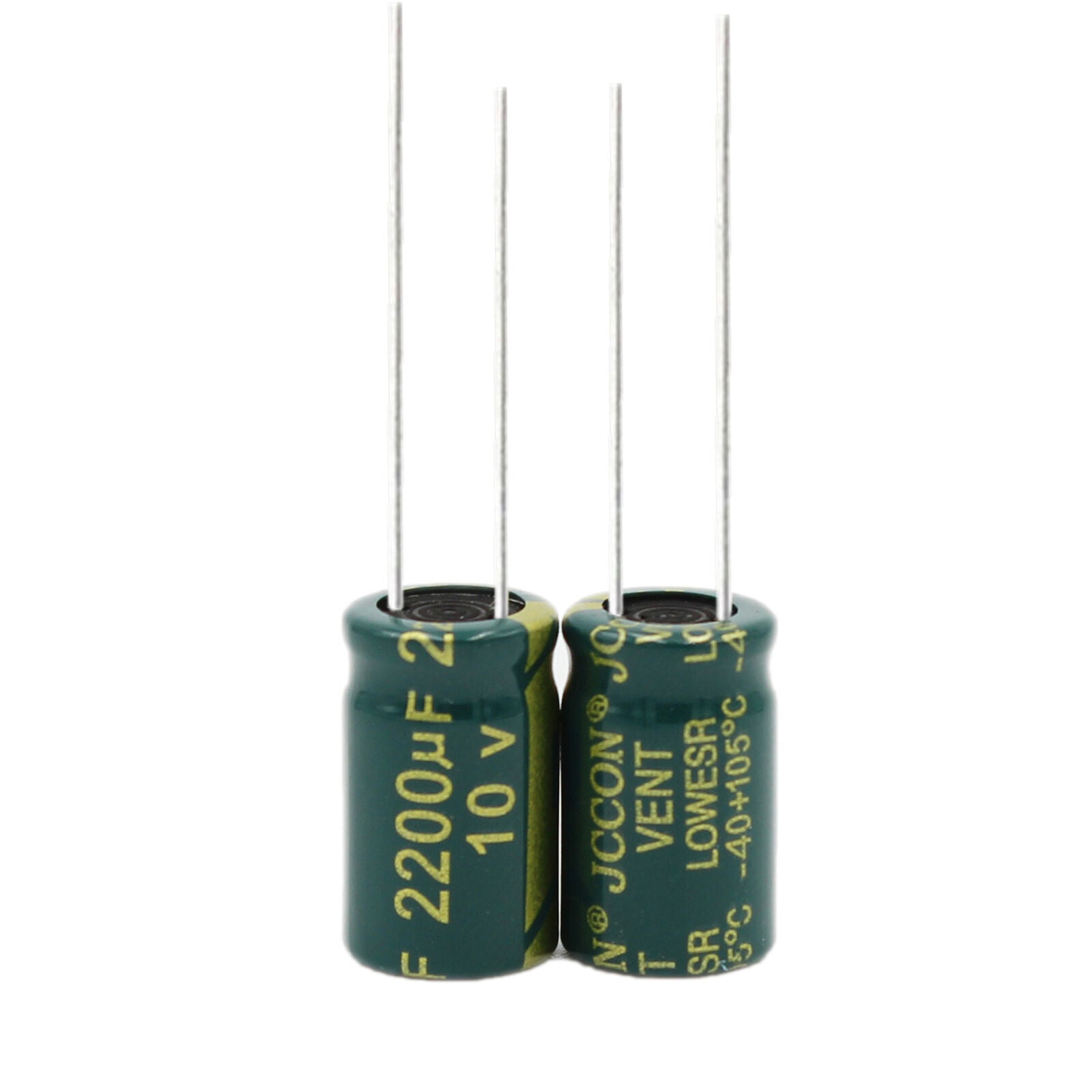 10pc 10v2200uf aluminum electrolytic capacitor high frequency power adapter10x17