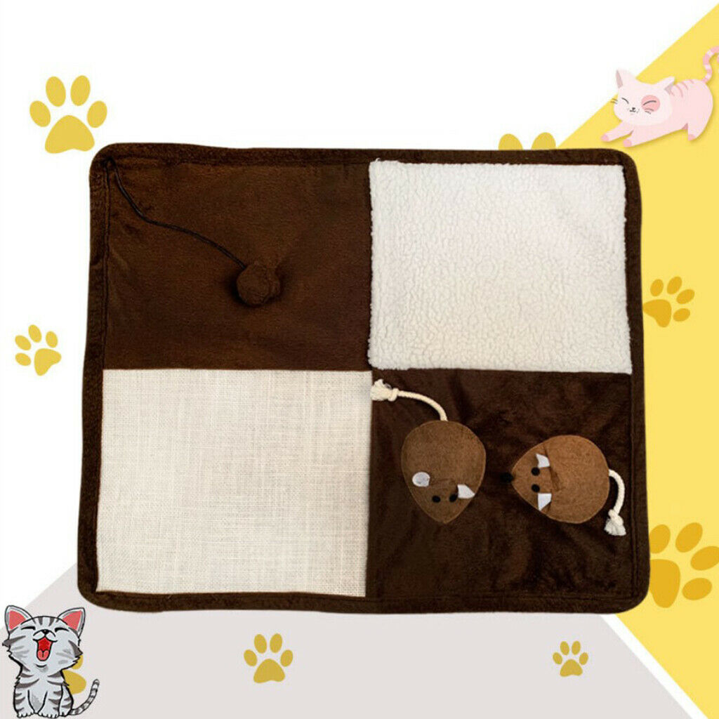 Cats Scratching Pad Cat Scratcher Sleeping Mat For Medium Large Cat Square