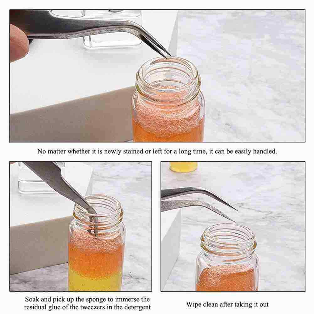 Eyelash Glue Remover Liquid Eyelash Tweezer Cleaning Cleaner Extension new