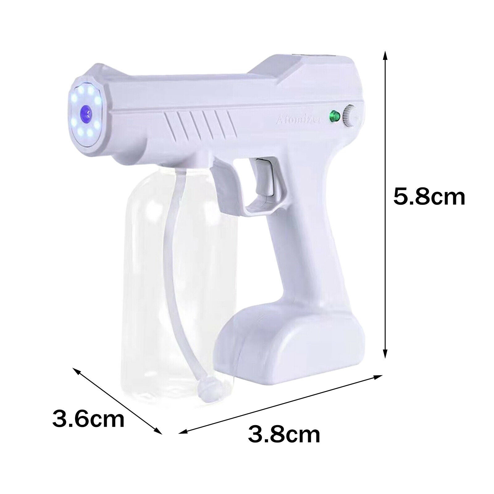 USB Nano Disinfectant Sprayer Gun Mist Fogger Machine 800ml Indoor Outdoor