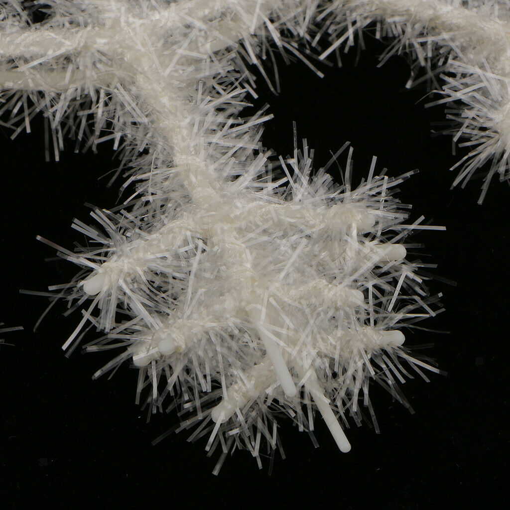 Classic Snowflake White Ornaments Christmas Tree Festival Home Party Decor