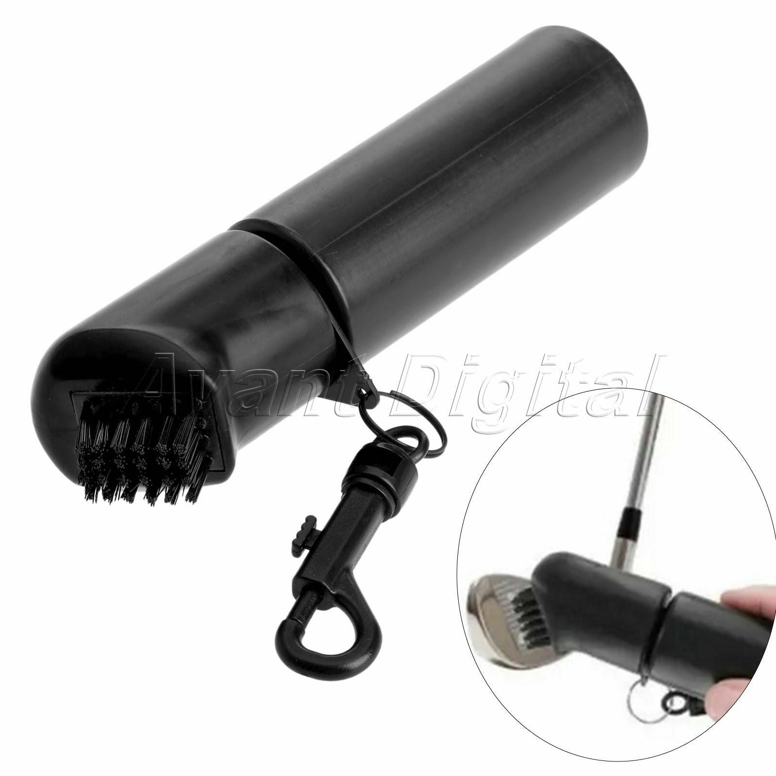 Golf Club Brushes Cleaner Scrub Wet Cleaning  with Refillable Water Bottle NEW