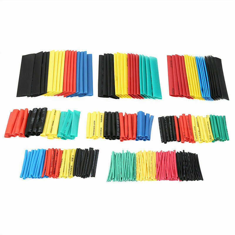 400pcs 2:1 Heat Shrink Tubing Insulation Shrinkable Tube Wire Cable Sleeve Kits