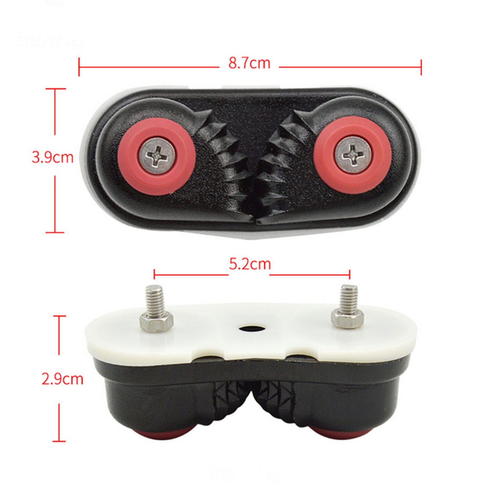 2PCS Kayak Cam Cleat Boat Canoe Sailing Boat Cam Cleats Fast Entry Cleats