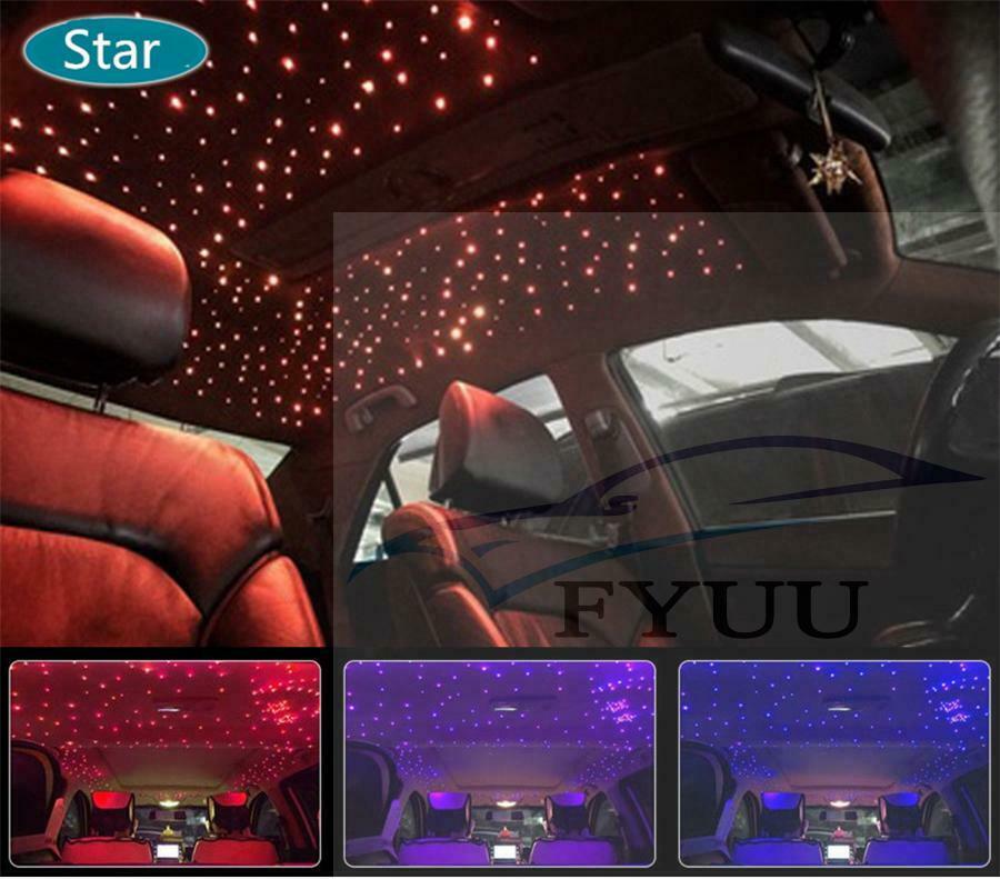 DC12V Car Roof Star Lights 10W RGB LED 150PC * 2m Fiber Optic Light  RF Remote