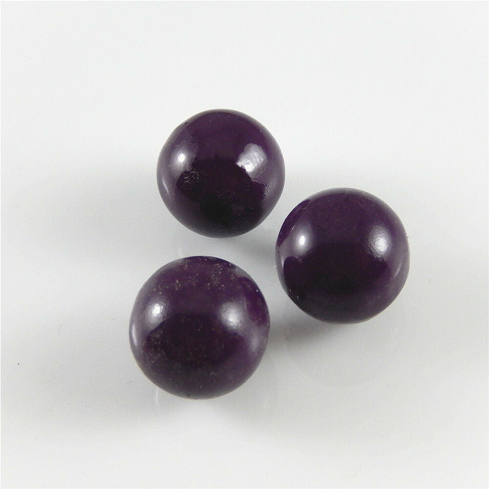 5 pcs Purple Painting Bola Bell Ring Ball Bell Necklace Pendant Findings 16mm