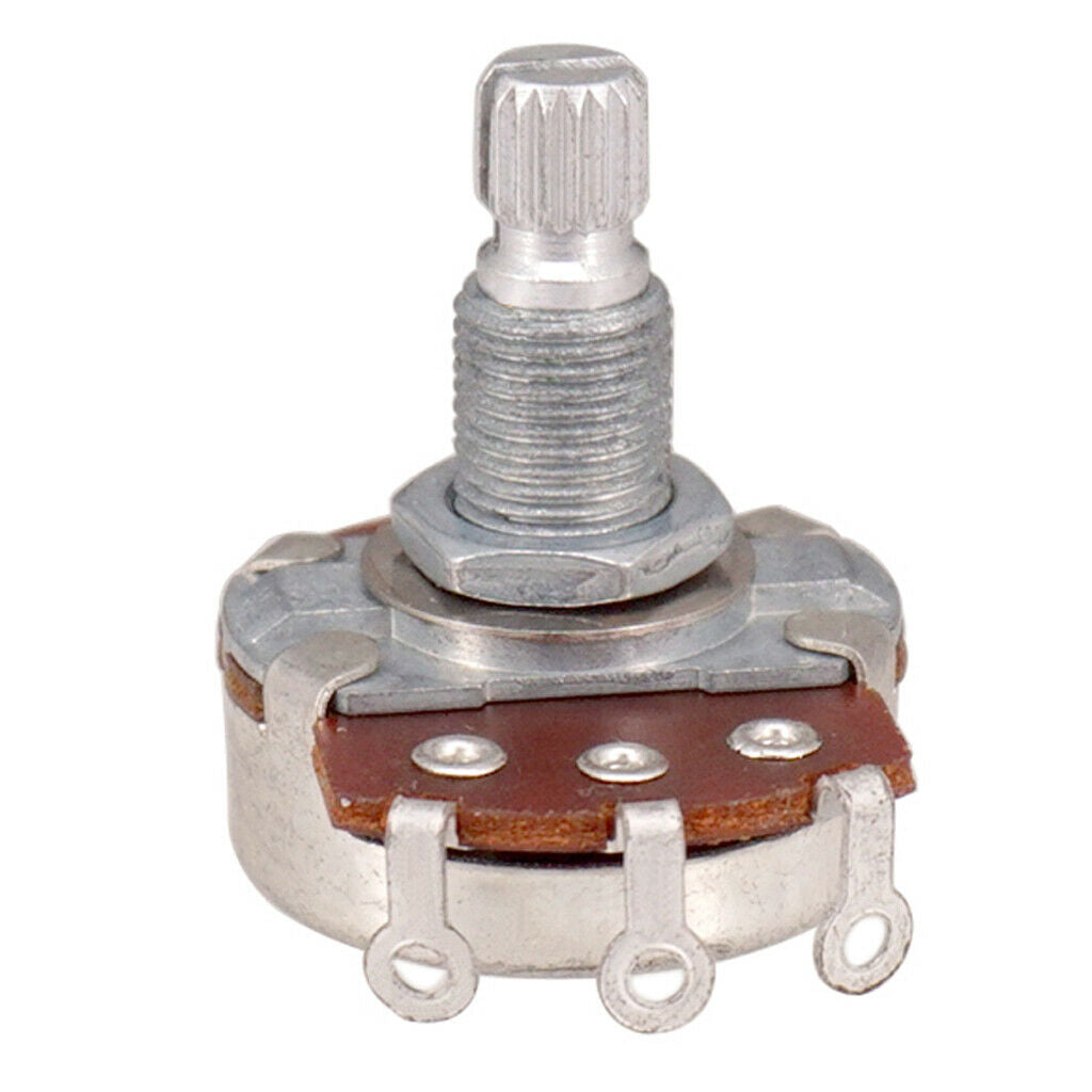 Long Split Shaft 500K Guitar Potentiometer Pot, 4-pack A500K & B500K Set