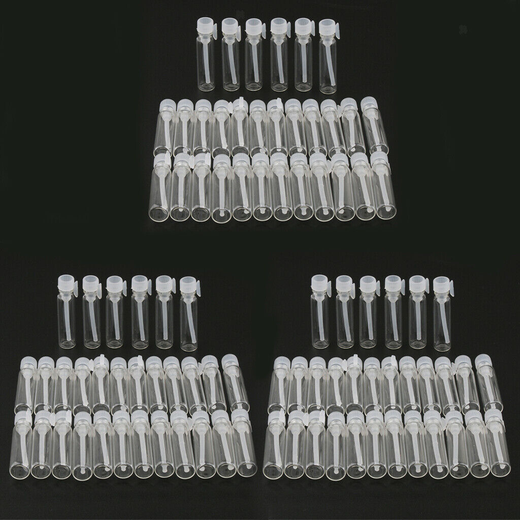 90X Mini Empty Perfume Trial Bottle Sample Vial Essential Oil Jar Cannings