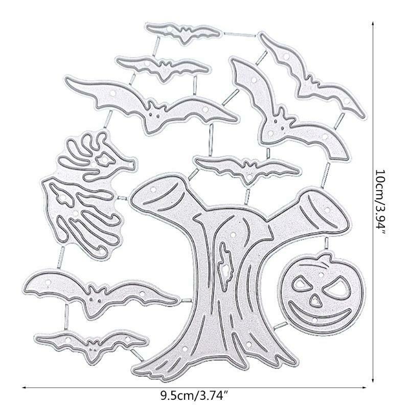 Halloween Ghost Bat Metal Cutting Dies Stencil DIY Scrapbooking Album Paper Card