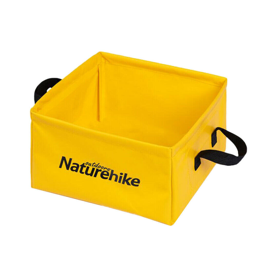 Collapsible Water Bucket 13L Wash Basin for Hiking Gardening Car Washing