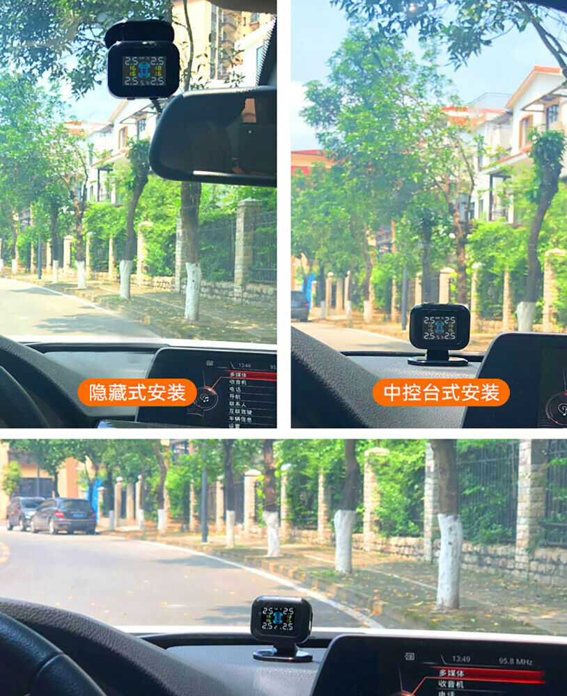 Car Tpms Tire pressure alarm tool Mini Tyre air monitoring system  Auto parts