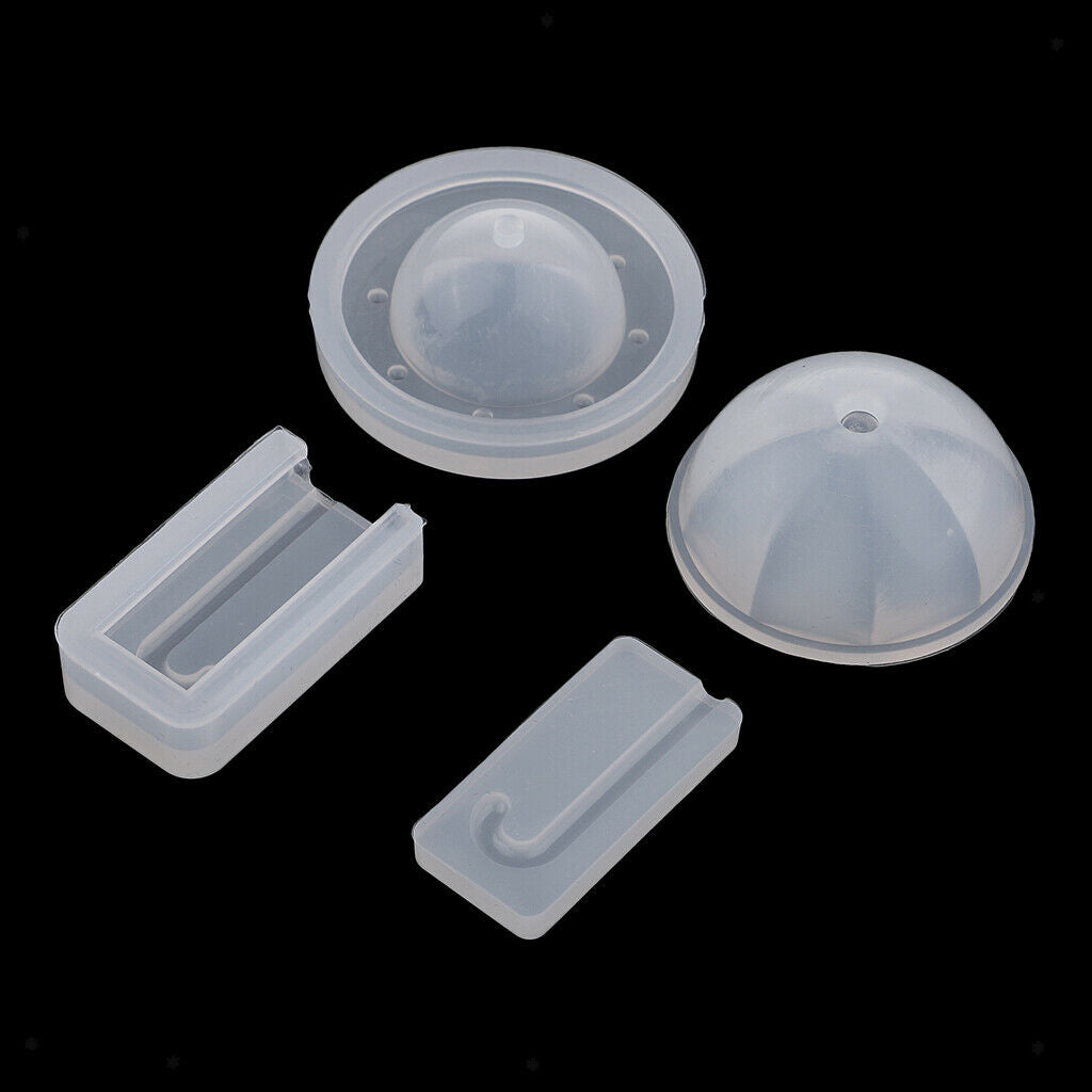 Silicone Fondant Cake Mold Set Umbrella Shape Footprint DIY Mold Soap Mold Ice