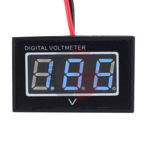Waterproof DC 2.7-30V Digital voltmeter Voltage Meter Voltmeter For Electric Car