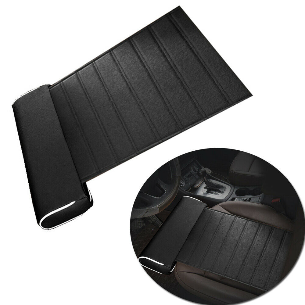 Car Interior Seat Cushion Foot Leg Support Pillow Long Knee Pad Thigh PU Leather