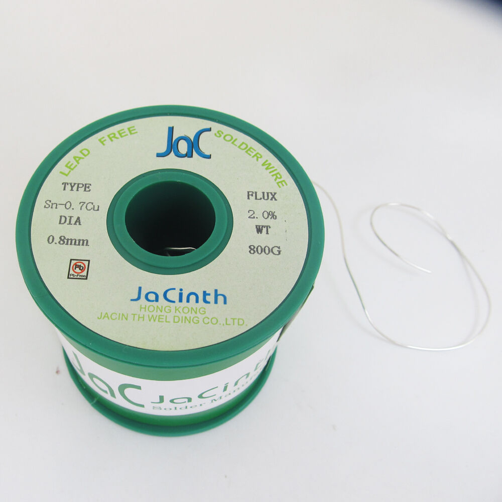 3.3FT Sn-0.7 Cu Dia 0.8mm Rosin Roll Core Tin Lead Soldering Welding Iron Wire