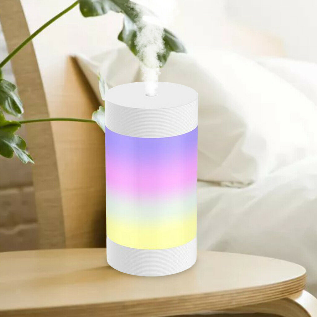 Mini Humidifier Essential Oil Diffuser Aromatherapy Home Baby Room White