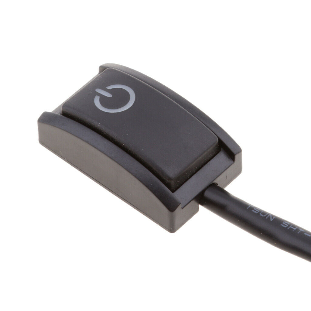 12V 200mA On/Off Switch Button Prewired Car Circuit Control Parts