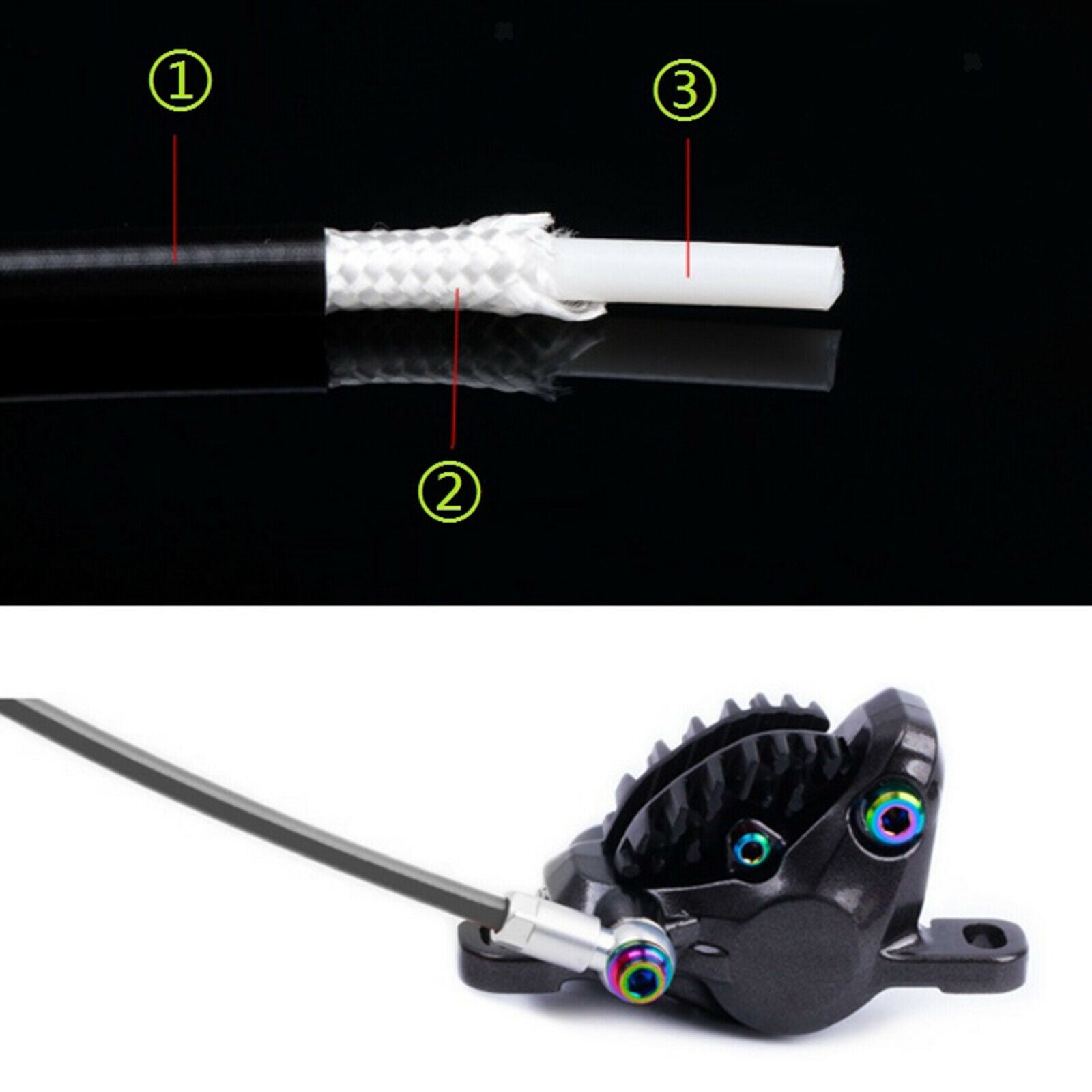 Brake Cable Bicycle Brake Oil Tube Brake Hose 5m Bike Hydraulic Disc Brake Hose