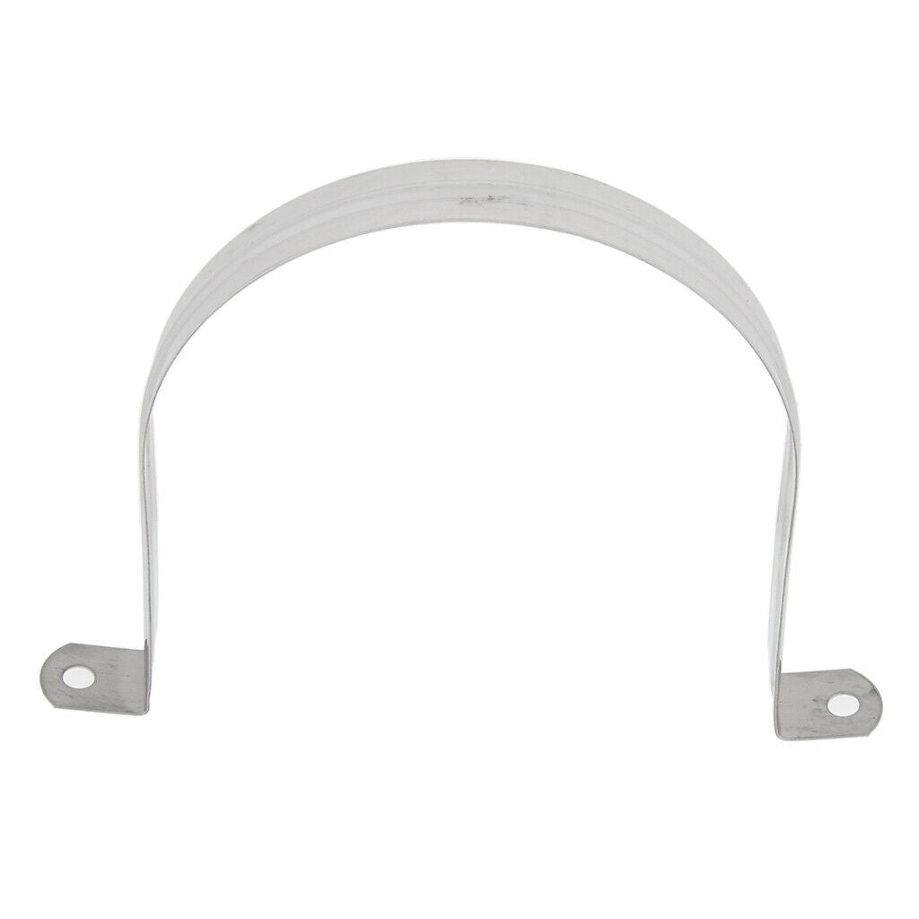 2pieces Stainless Steel 304 Saddle Clip Clamp Stormwater Pipe Downpipe 120mm