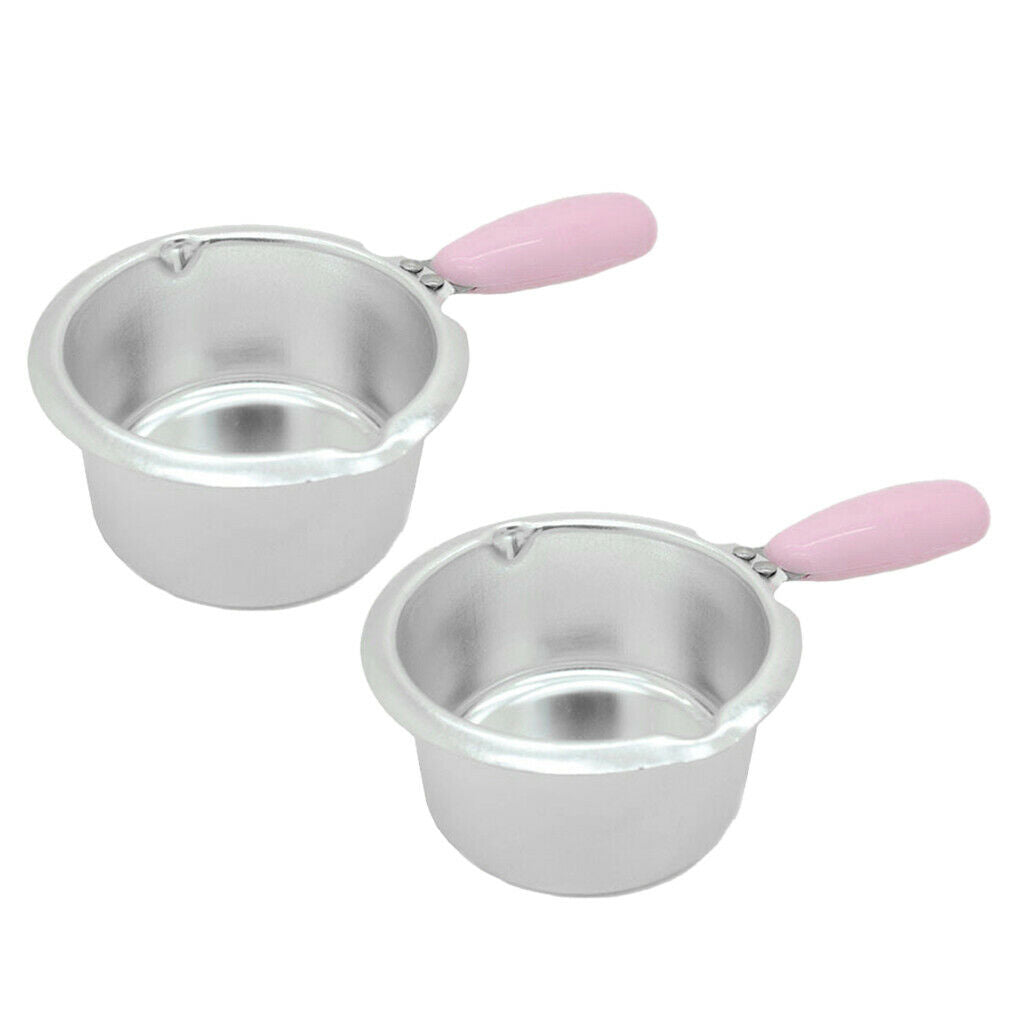 2pcs Sturdy Alloy Non-stick Chocolate Melting Pot Electric Melting Boiler