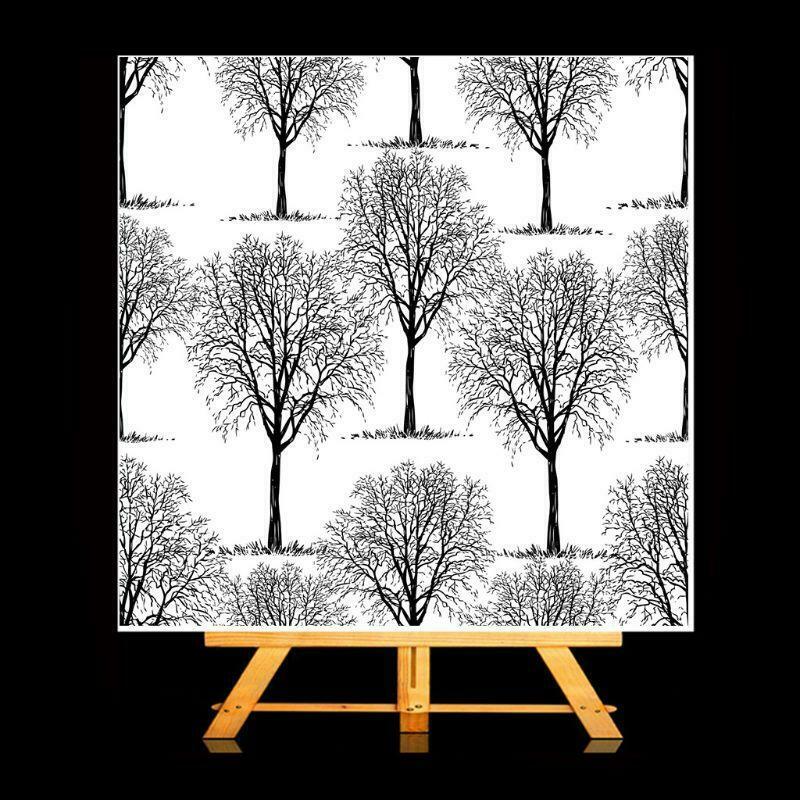 Tree Background DIY Silicone Clear Stamp Seal Scrapbook Embossing Album Decor
