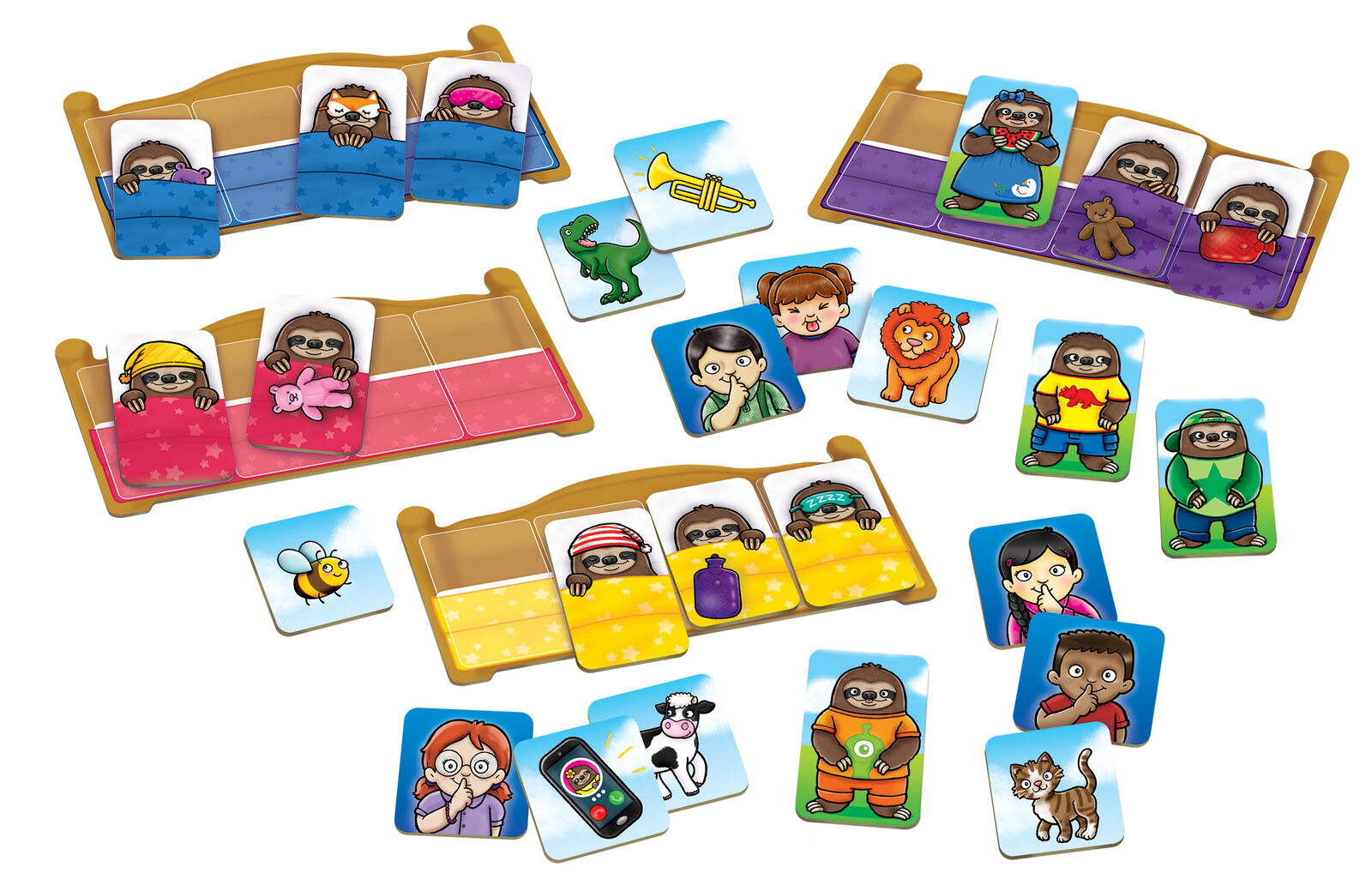 Orchard Toys 097 Sleepy Sloths Match Card Game Family Children Toddler Age 2+