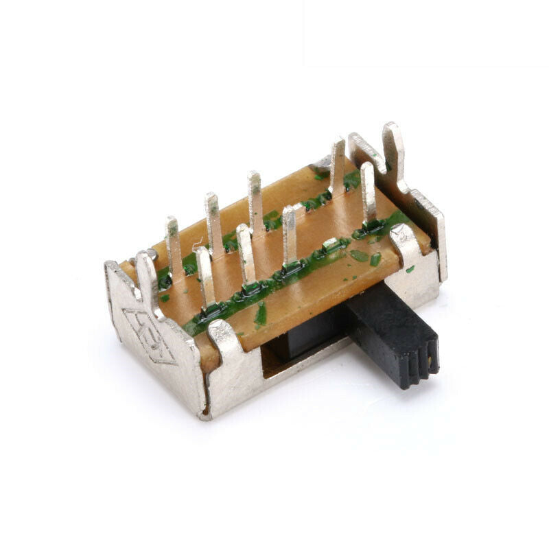 20pcs SK-23D07V(2P3T)G4 Slide/Toggle switches 8 feet 3 gears Handle 4mm