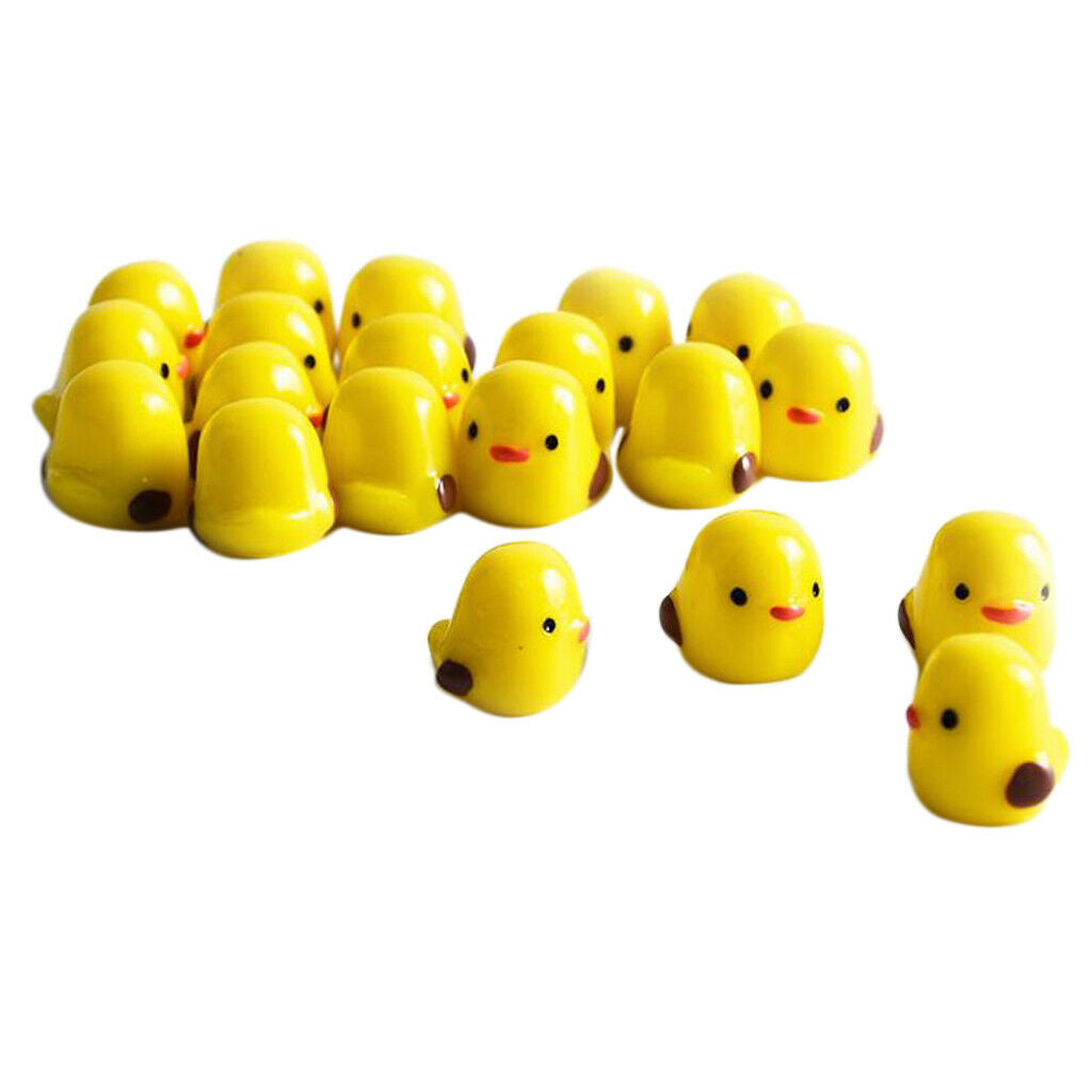 20x Micro Landscape Mini Chick for DIY Fairy Garden Home Tabletop Decoration