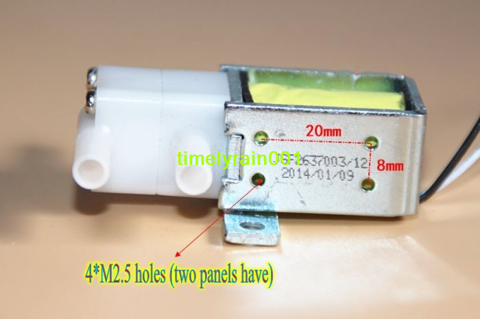 1pcs DC12V 3-way Micro solenoid valve electromagnetic valve For Coffee machine