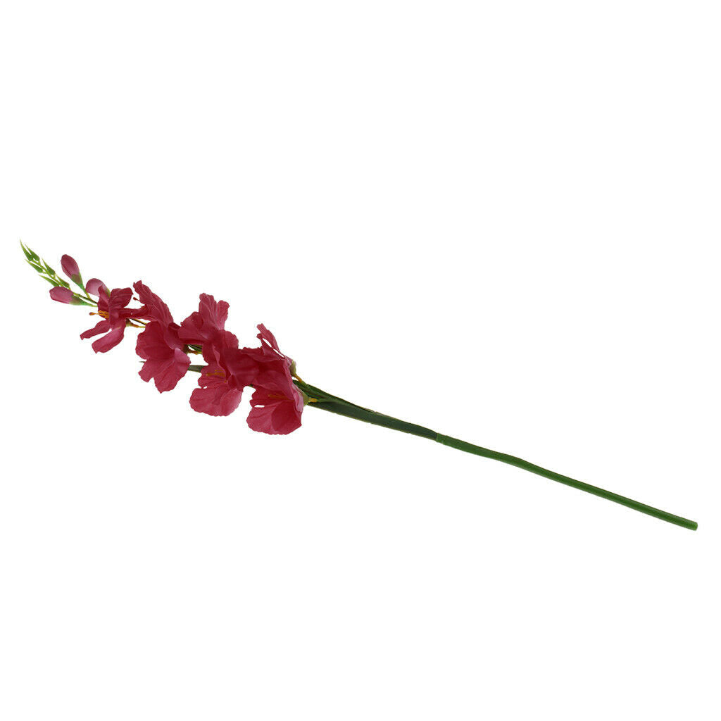 1x Artificial Simulation Gladiolus Flower Stem Wedding