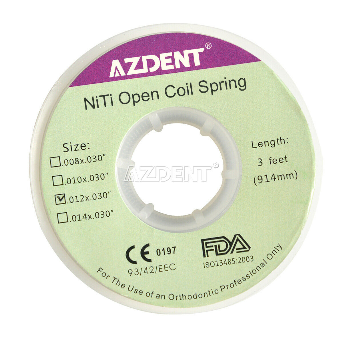 5 Rolls Dental Orthodontic Niti Open Coil Springs Dia.012 inch 012*030″ 914mm