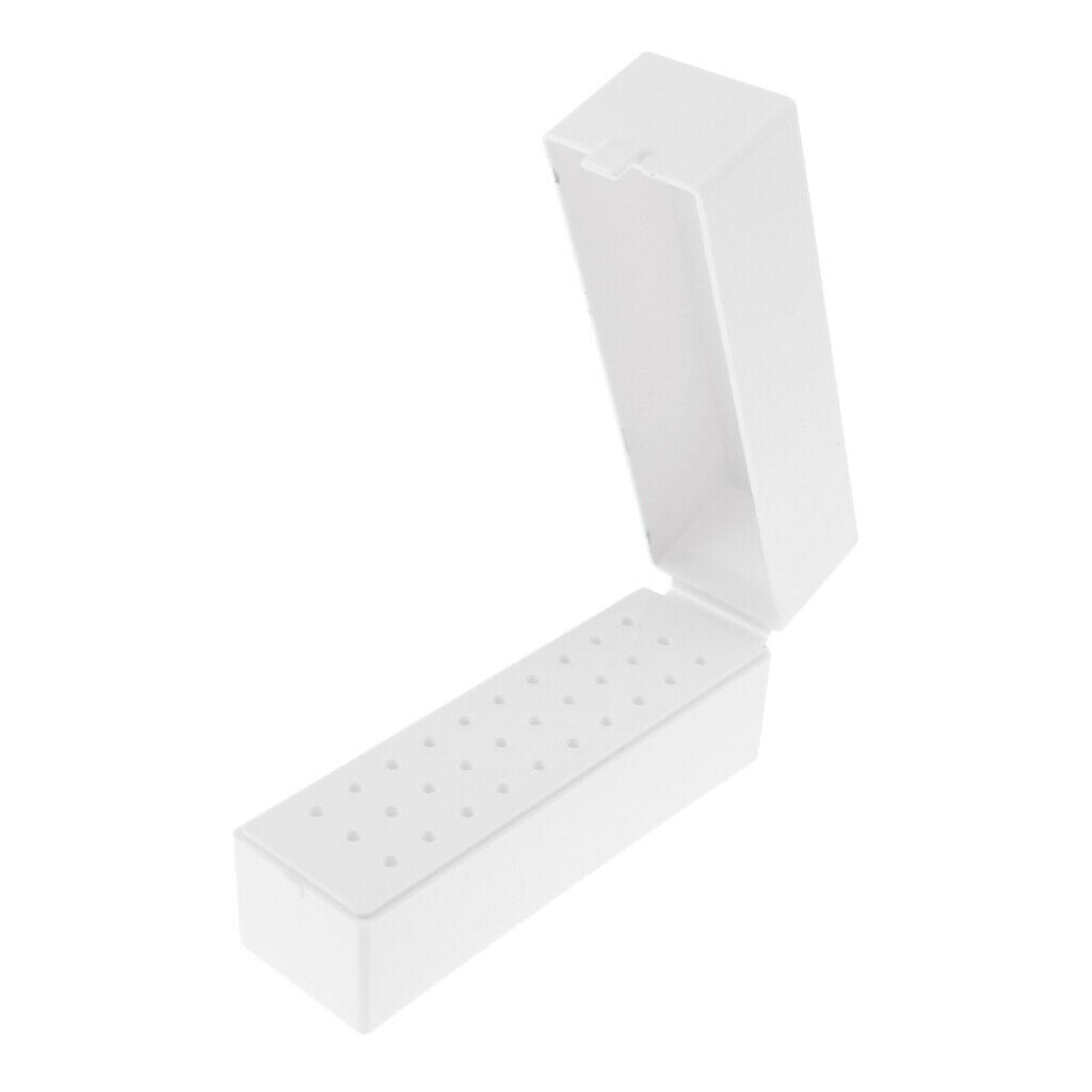 30 Holes Nail Grinding Head, Nail Cutter Bits Holder Holder Stand Box, Suitable