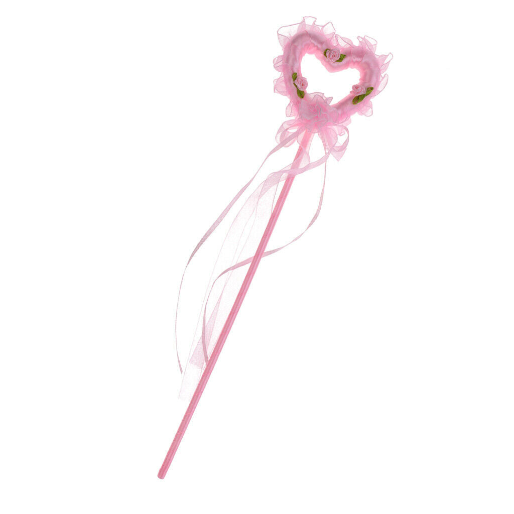 6 Pieces Romantic Pink Heart Shape Princess
