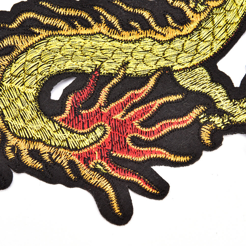 Applique Embroidery Dragon Patches for Clothing Coat Iron On Sewing On St.l8