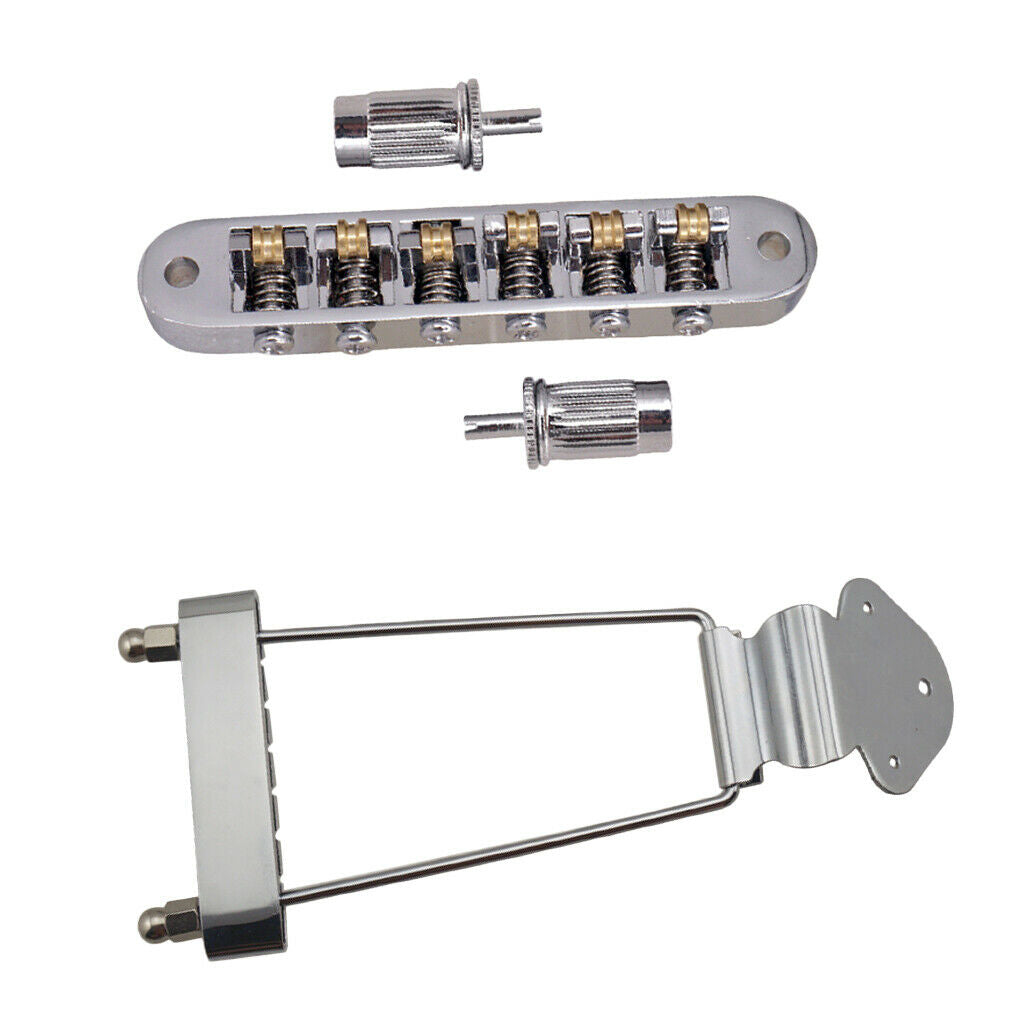 Guitar Family  Roller Saddle Bridge Tailpiece for   Guitar Sliver