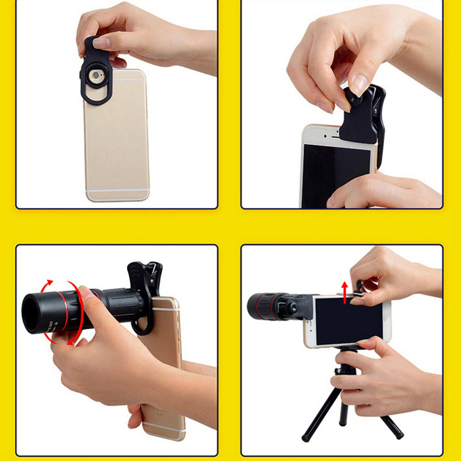Practical 18X Zoom Telescope lens Cell Phone Camera Lens HD Smartphone Lens
