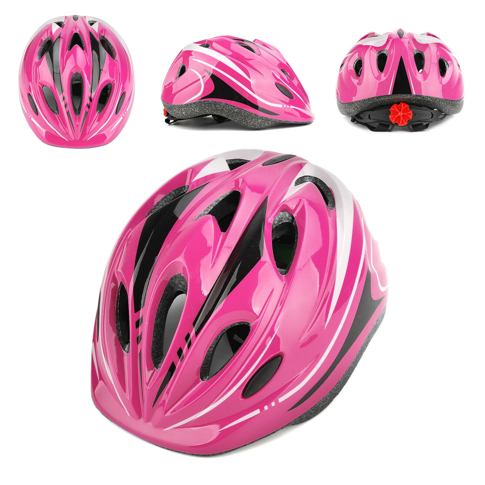 Girls Safety Helmet Kids Bike Bicycle Skating Scooter Protective Helmet Pink B5