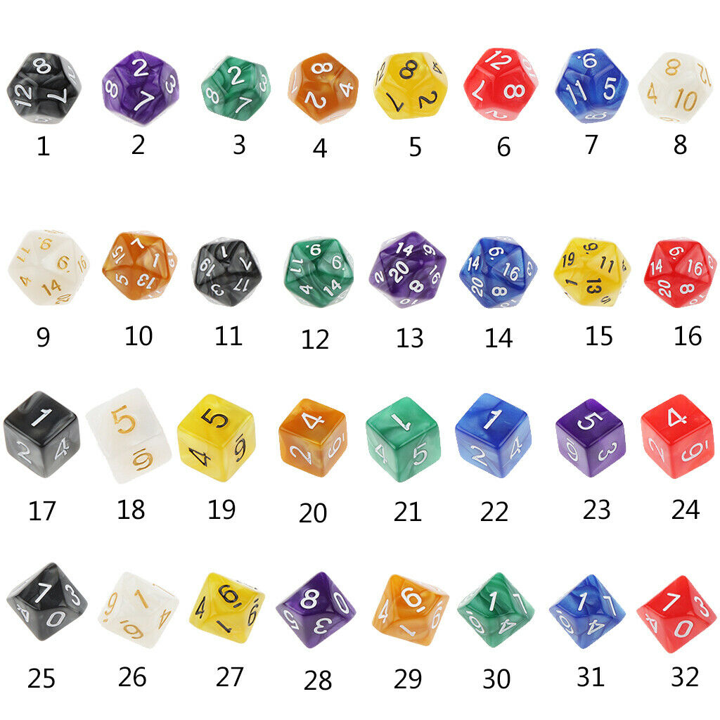10pcs Six Sided Dice D6 Playing D&D Party Board Dices for Lovers purple